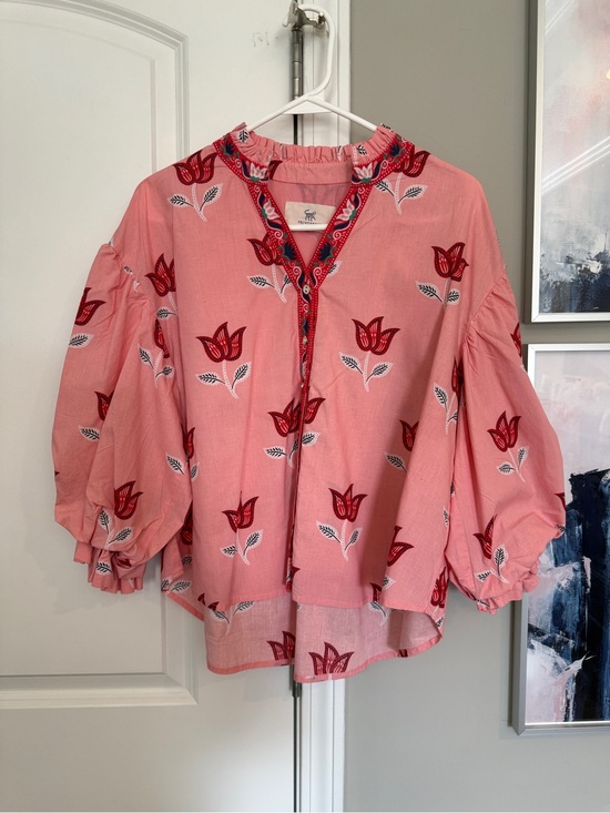 Printfresh Tops - Printfresh Floral Balloon Sleeve Blouse